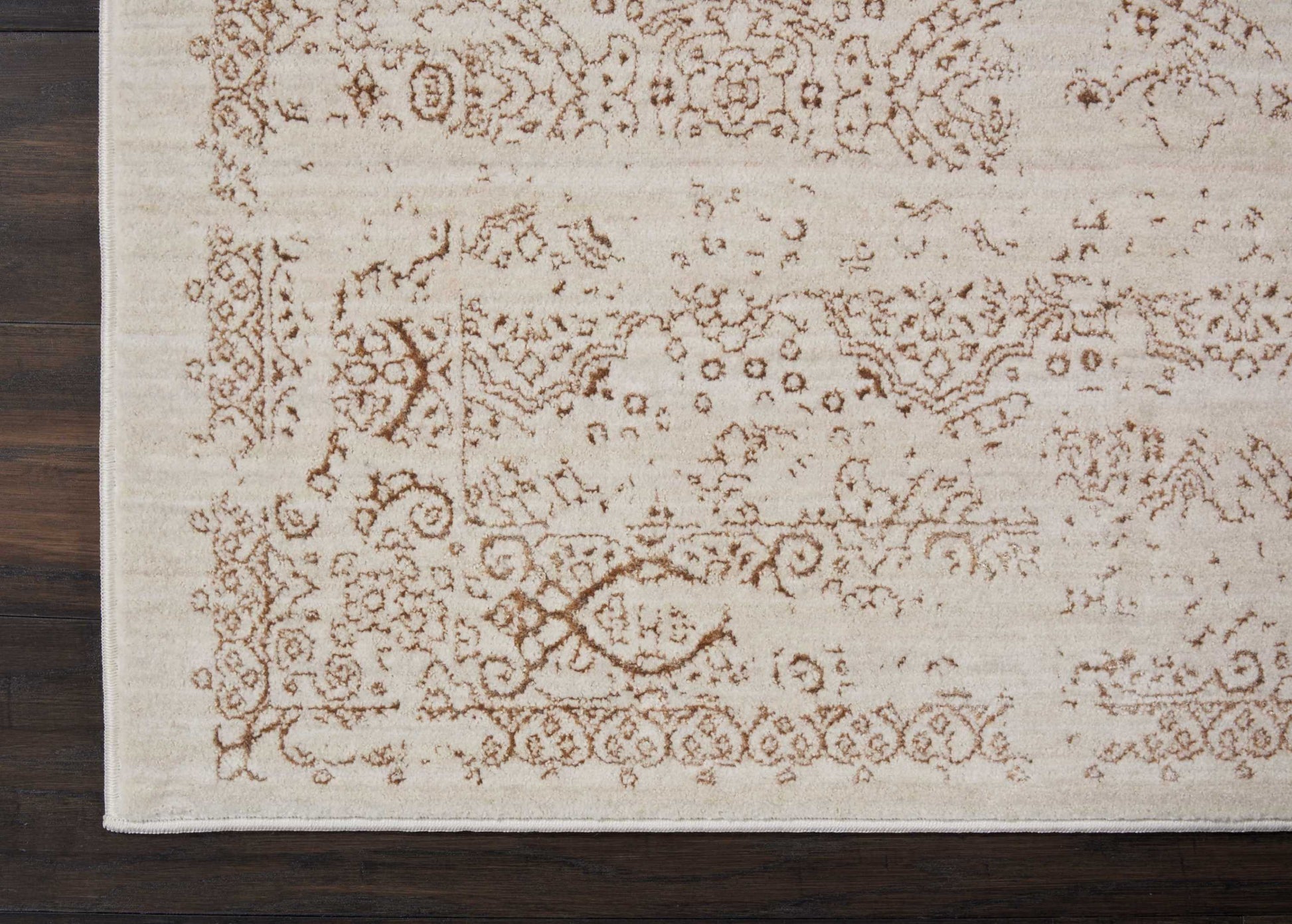 Nourison Home Silver Screen  Ivory Mocha  Transitional