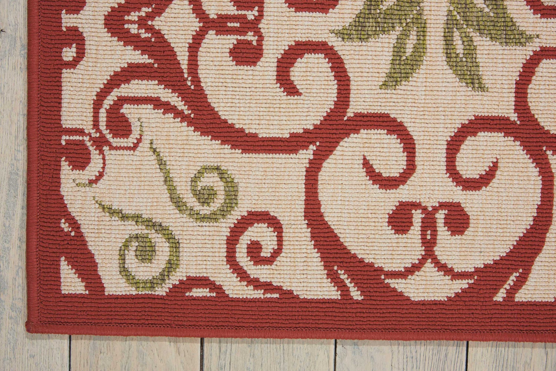 Nourison Home Caribbean  Ivory Rust  Transitional