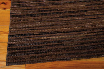 Nourison Home Capelle  Espresso  Contemporary