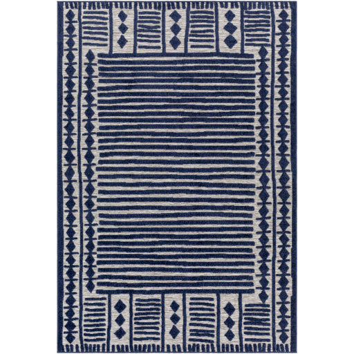 Surya Greenwich GWC-2332 Ink Blue Global  Rug