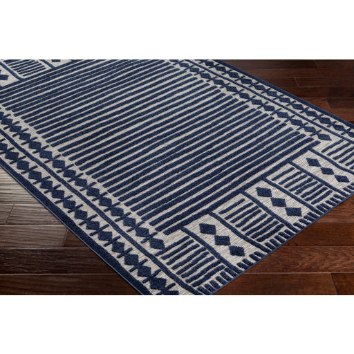 Surya Greenwich GWC-2332 Ink Blue Global  Rug