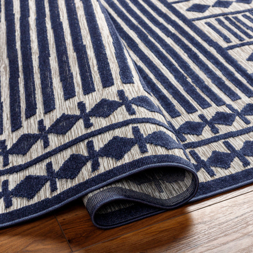 Surya Greenwich GWC-2332 Ink Blue Global  Rug