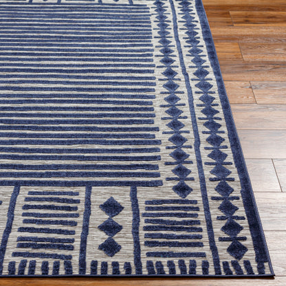 Surya Greenwich GWC-2332 Ink Blue Global  Rug