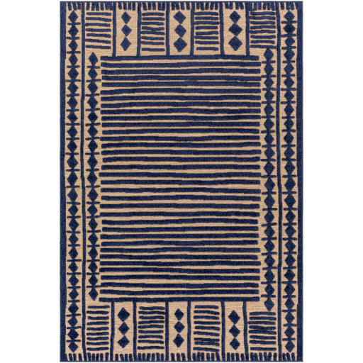 Surya Greenwich GWC-2333 Ink Blue Global  Rug
