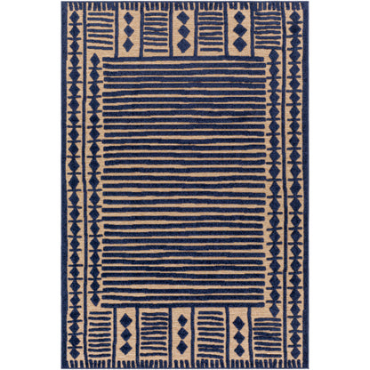Surya Greenwich GWC-2333 Ink Blue Global  Rug