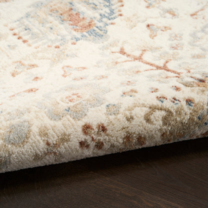 Nourison Home Pardis  Ivory Rust  Traditional