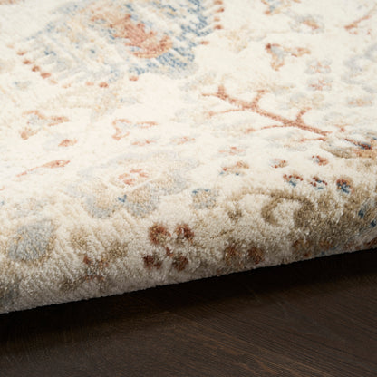 Nourison Home Pardis  Ivory Rust  Traditional