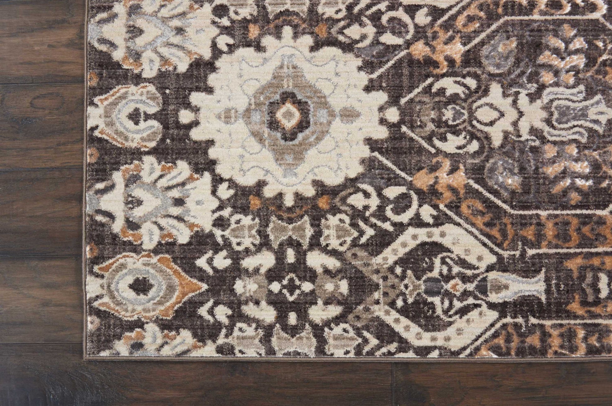 Nourison Home Silver Screen  Mocha Slate  Transitional