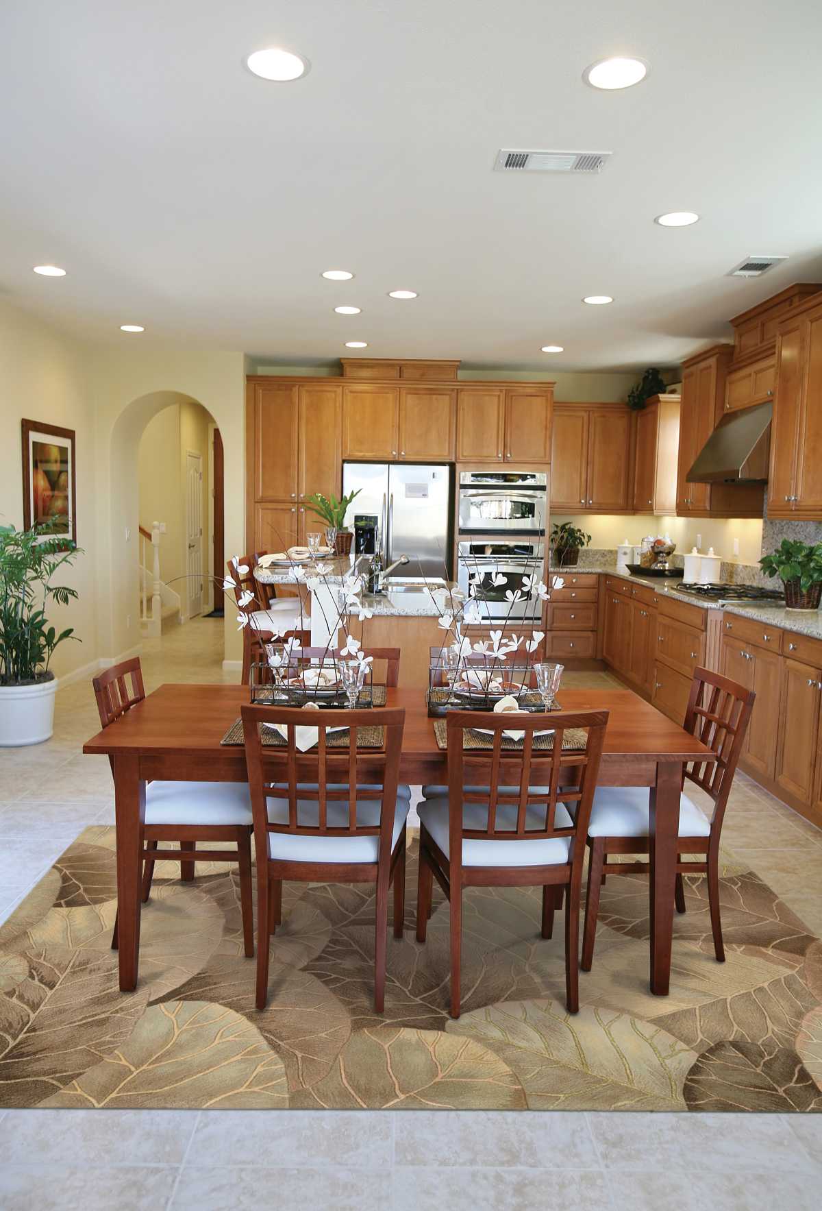 Nourison Home Tropics  Brown Green  Contemporary