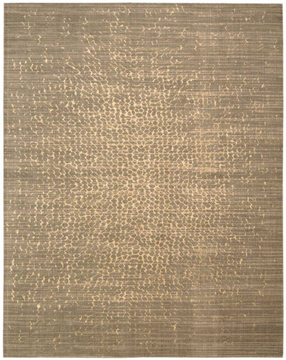 Nourison Home Silken Allure SLK06 Mushroom Contemporary Loomed Rug