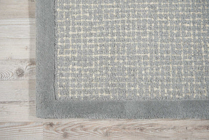 Nourison Home River Brook  Light Blue Ivory  Contemporary