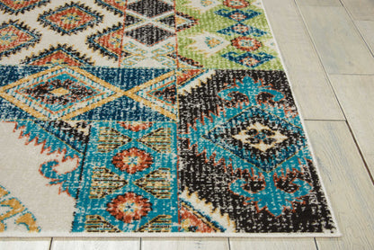 Nourison Home Aria  Indigo  Traditional