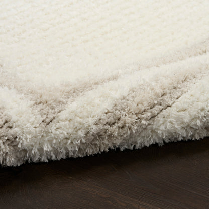 Nourison Home Pacific Shag  Ivory Beige  Contemporary
