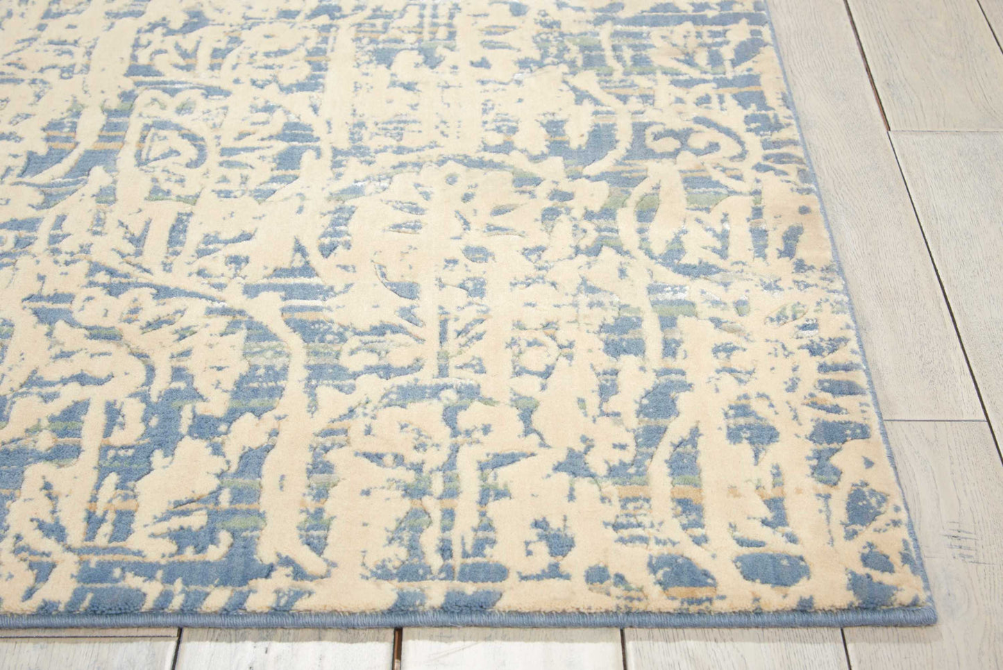 Nourison Home Nepal  Ivory Blue  Transitional
