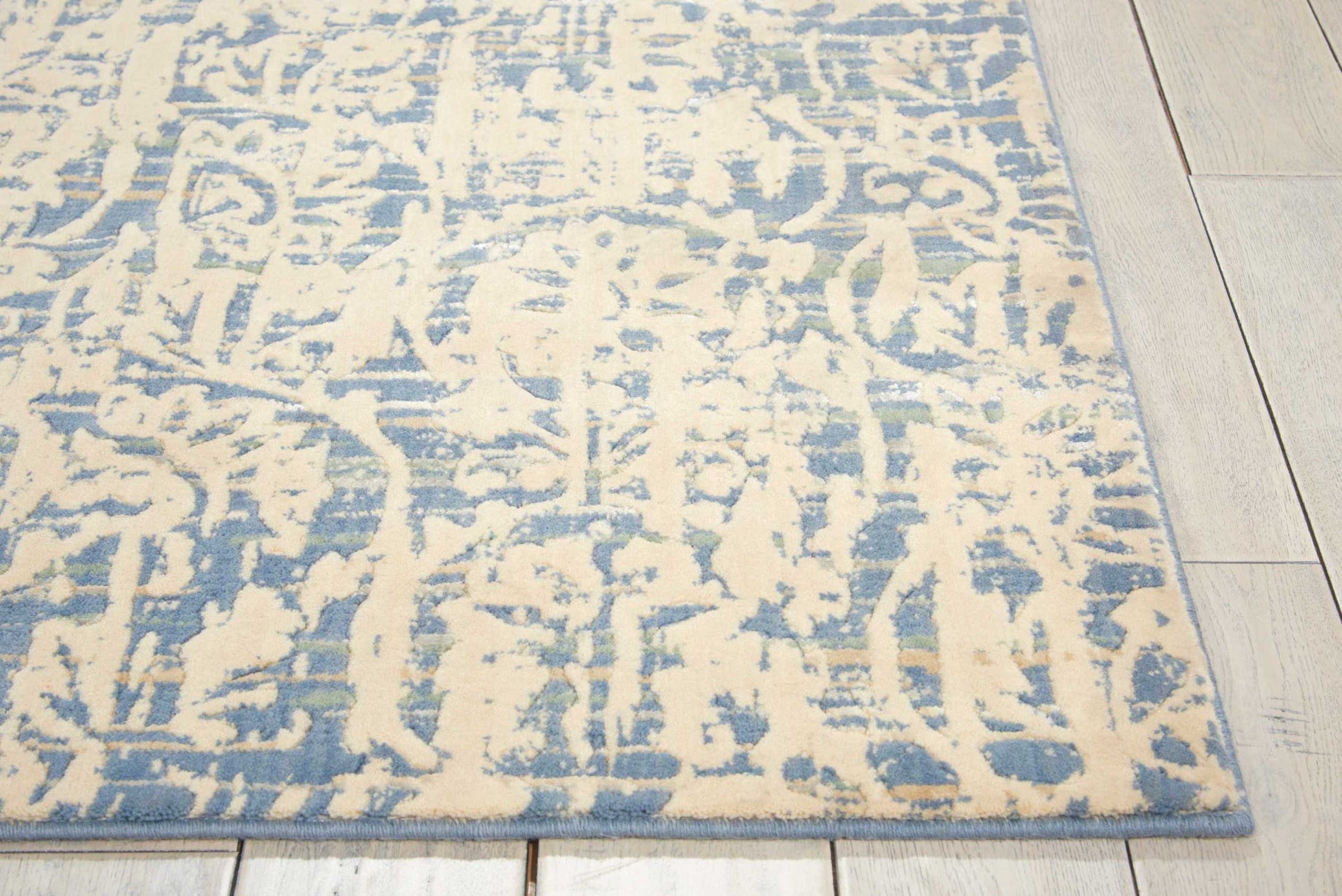 Nourison Home Nepal  Ivory Blue  Transitional