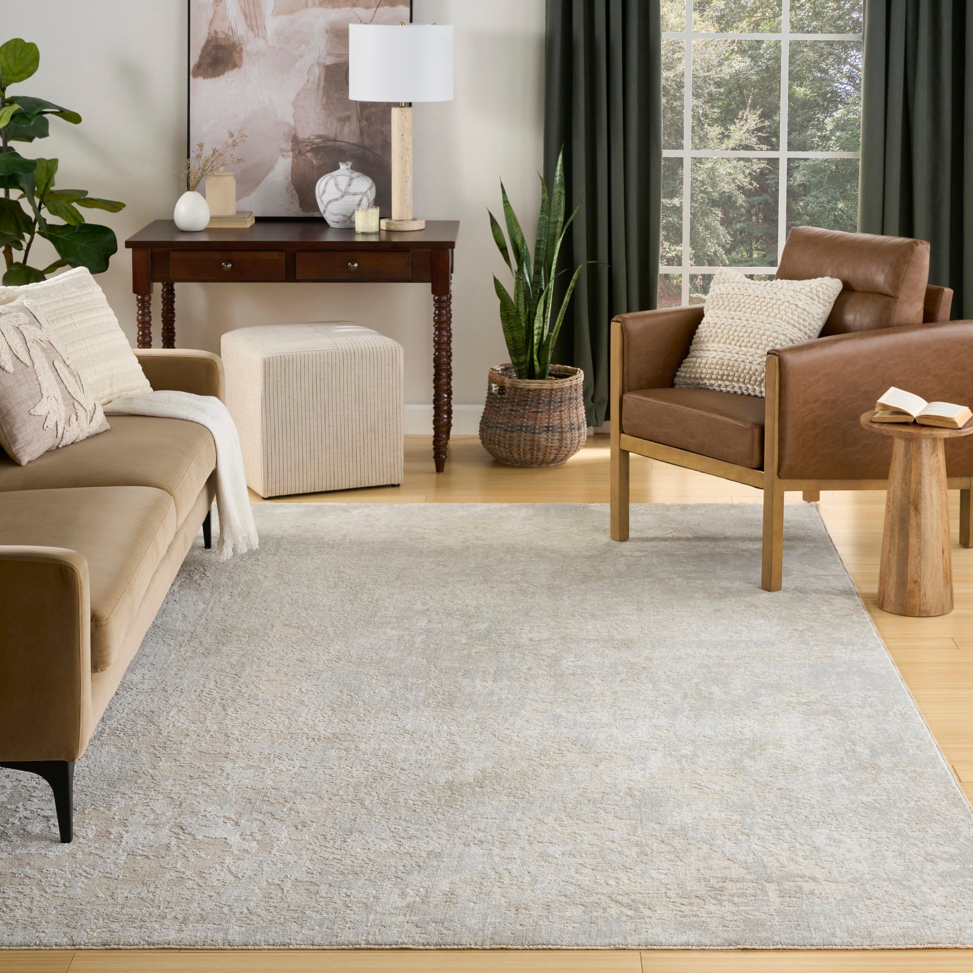 Nourison Home Envy  Ivory Grey  Contemporary