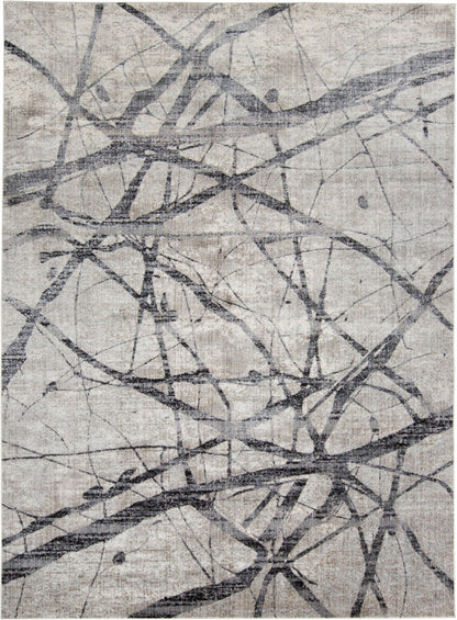 Feizy Kano 3877F Charcoal Gray Transitional/Industrial Rug - Rugs - Feizy - Atlanta Designer Rugs