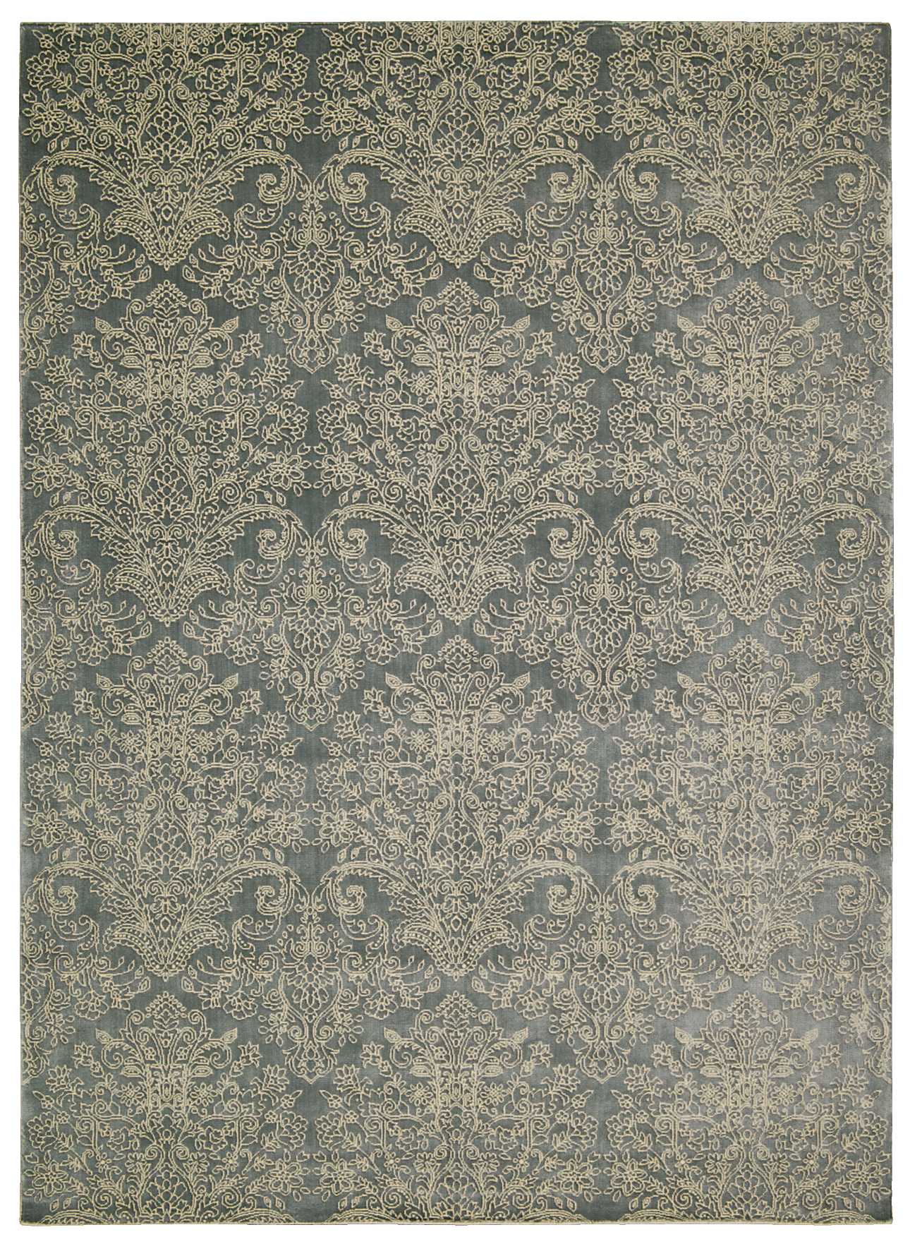 Michael Amini Platine MA202 Marine Transitional Power-loomed Rug