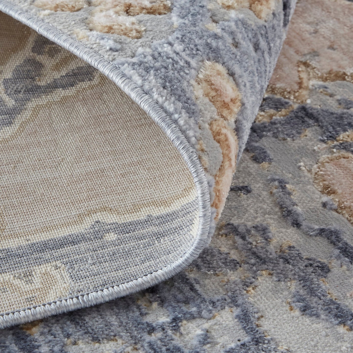 Feizy Laina 39G8F Blue Multi Abstract Machine Woven Rug - Rugs - Feizy - Atlanta Designer Rugs