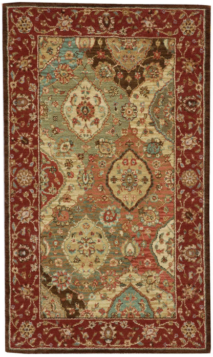 Nourison Home Living Treasures LI03 Multicolor Traditional Loom-woven Rug