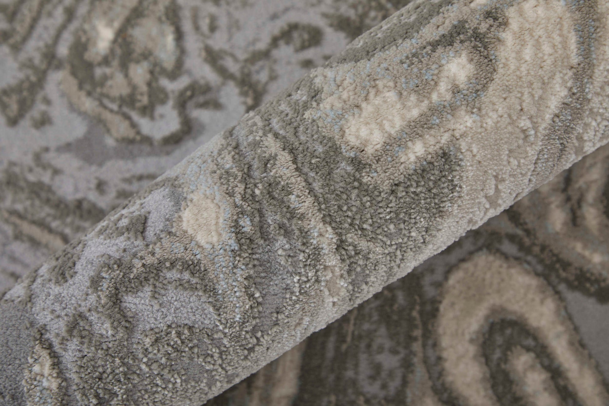 Feizy Prasad 3894F Light Gray Modern/Casual Rug - Rugs - Feizy - Atlanta Designer Rugs