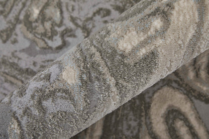 Feizy Prasad 3894F Light Gray Modern/Casual Rug - Rugs - Feizy - Atlanta Designer Rugs