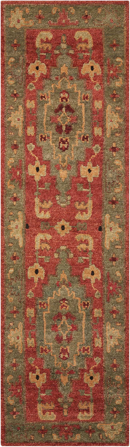 Nourison Home Tahoe TA01 Rust Traditional Knotted Rug