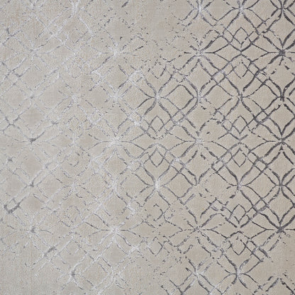 Feizy Micah 3047F Beige Silver Modern/Industrial/Luxury & Gla Machine Woven Rug - Rugs - Feizy - Atlanta Designer Rugs