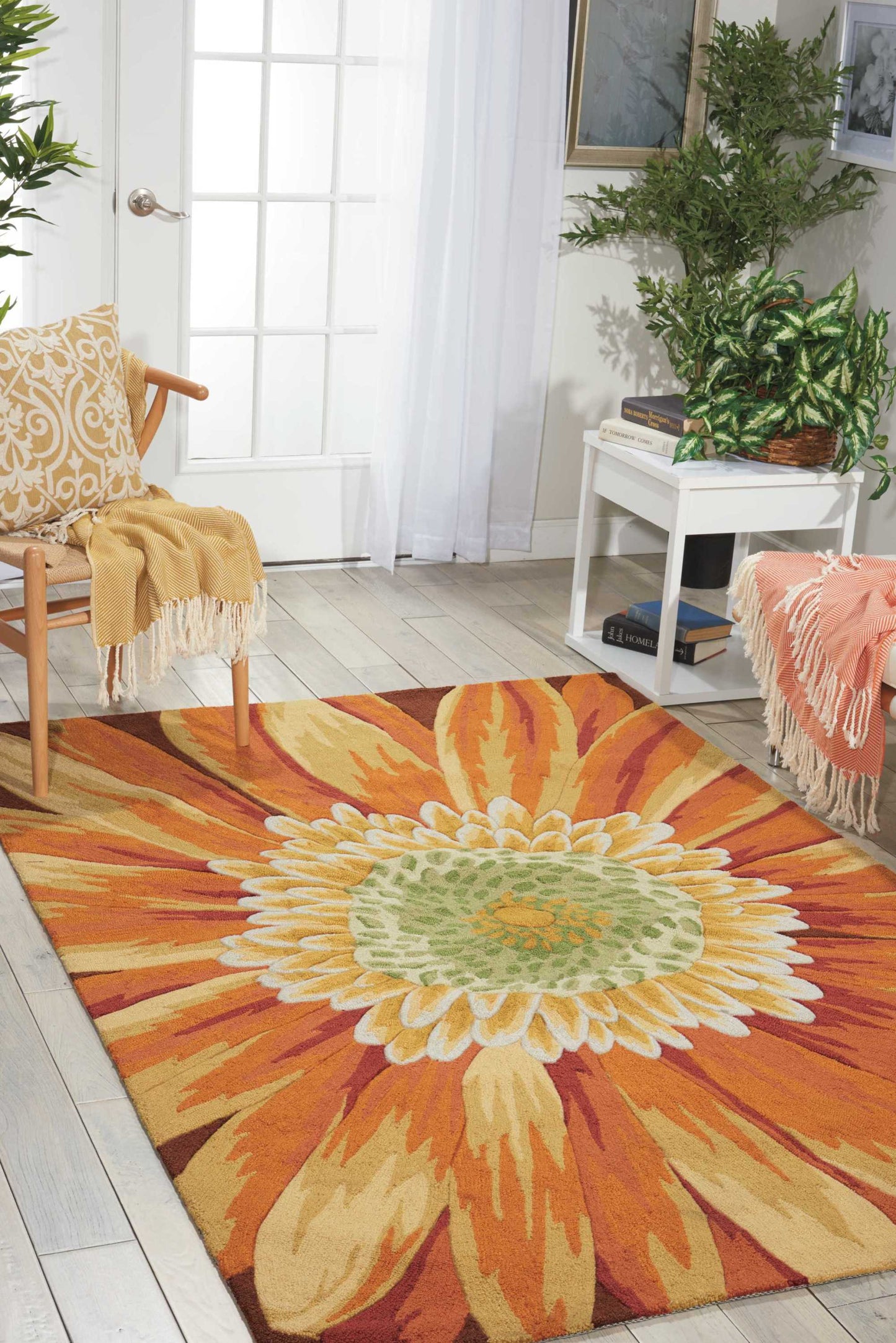 Nourison Home Fantasy  Multicolor  Contemporary