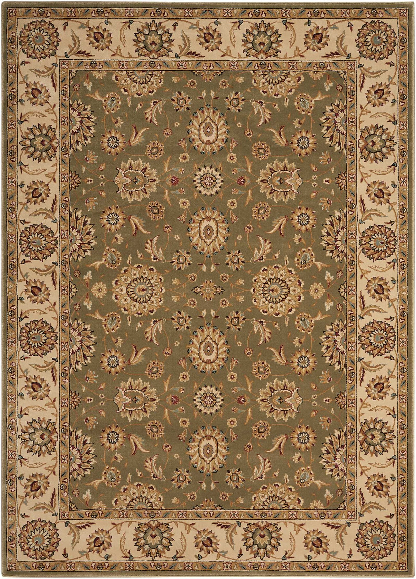 Nourison Home Persian Crown  Green  Traditional