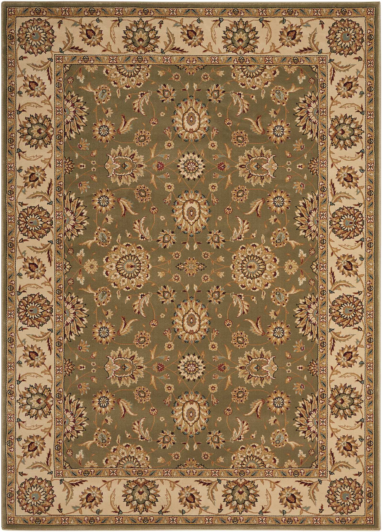Nourison Home Persian Crown  Green  Traditional