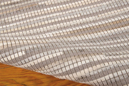 Nourison Home Capelle  Silver  Contemporary