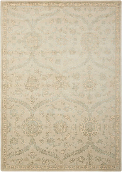 Nourison Home Luminance LUM04 Cream Mint Transitional Loomed Rug