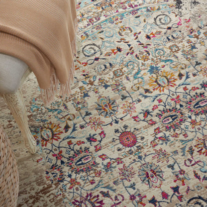 Nourison Home Vintage Kashan  Ivory  Traditional