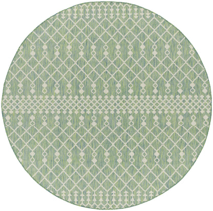 Nourison Home Positano POS02 Blue Green Contemporary Power-loomed Rug