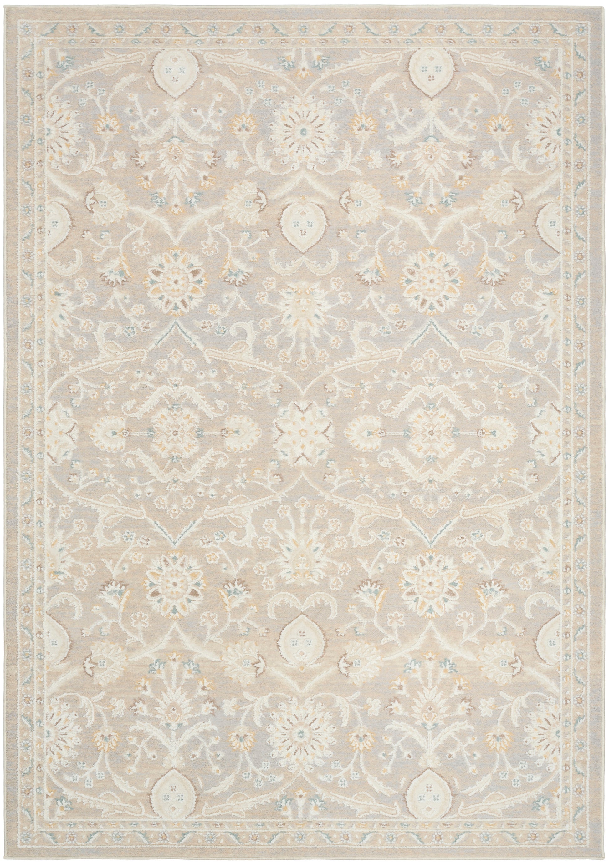 Nourison Home Isla  Light Grey  Traditional