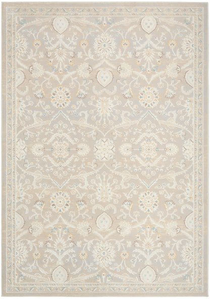Nourison Home Isla  Light Grey  Traditional