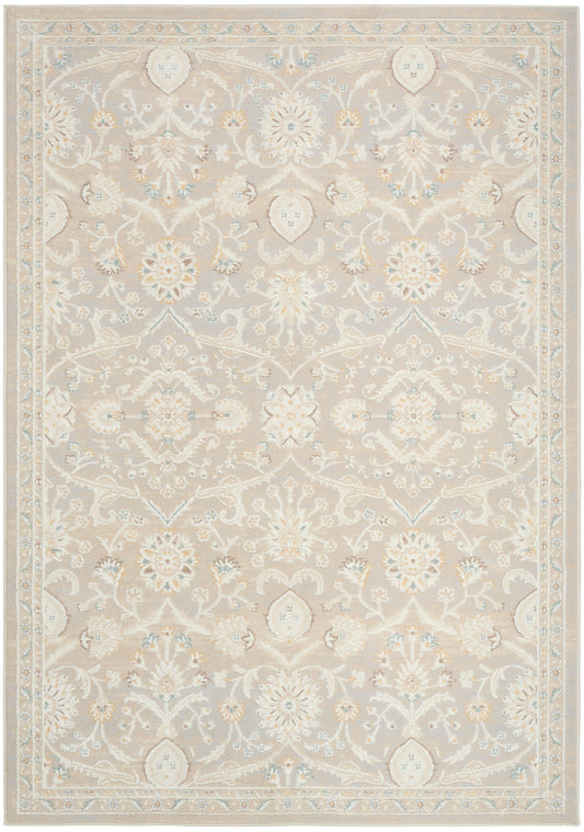 Nourison Home Isla  Light Grey  Traditional