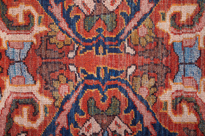 Feizy Rawlins  Red Navy Transitional/Bohemian & Eclectic/Vintage