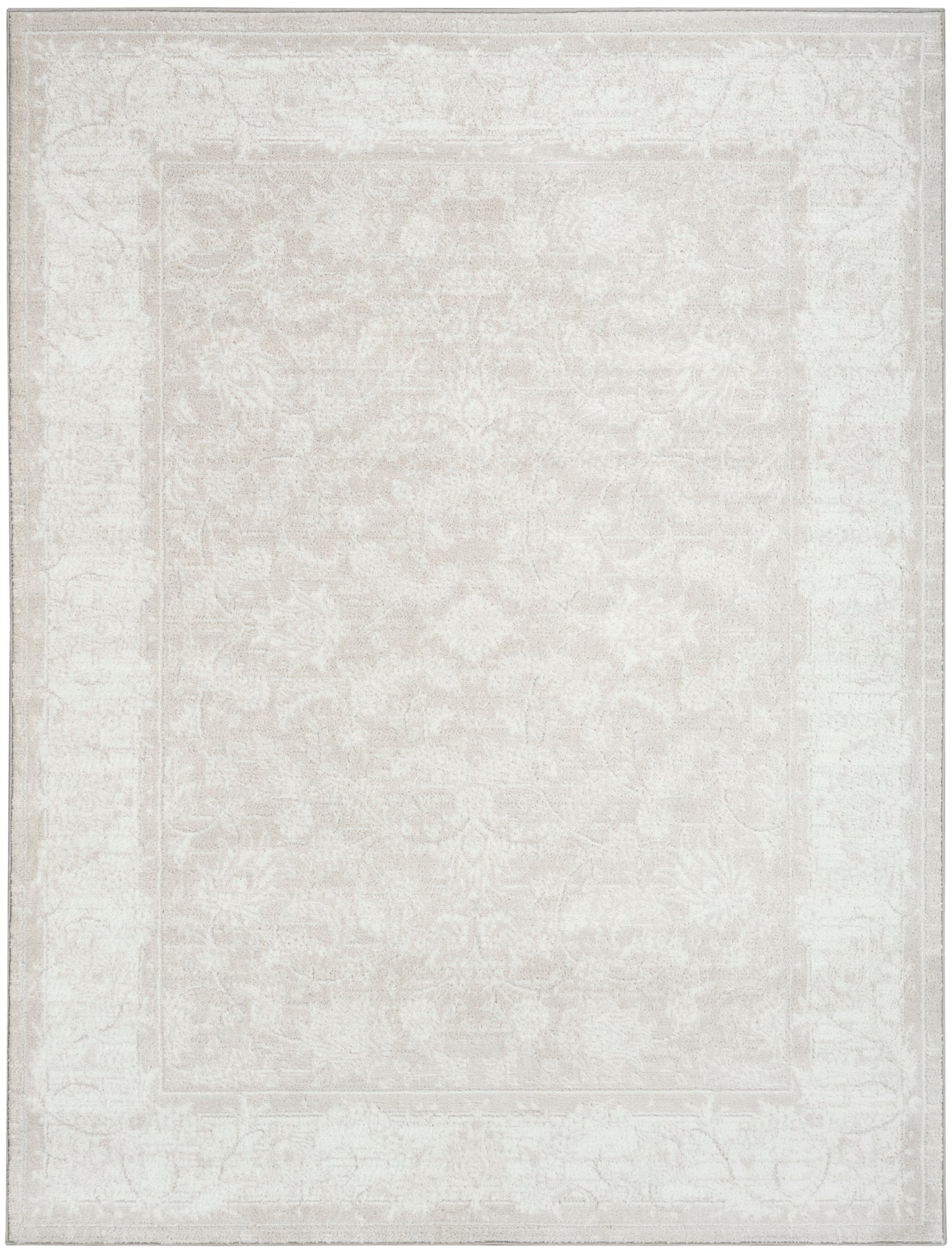 Nourison Home Dekor DEK09 Light Grey Traditional Machine Woven Rug