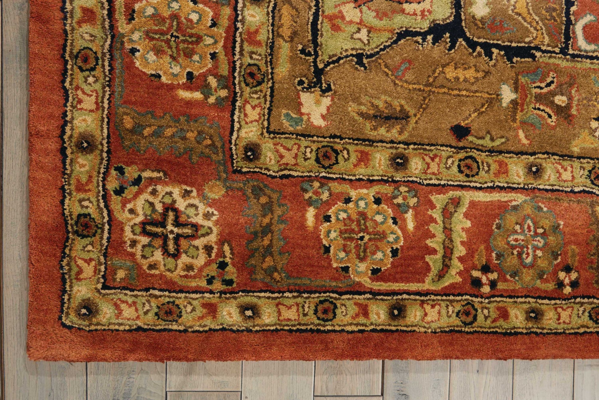 Nourison Home Jaipur  Brick  Traditional