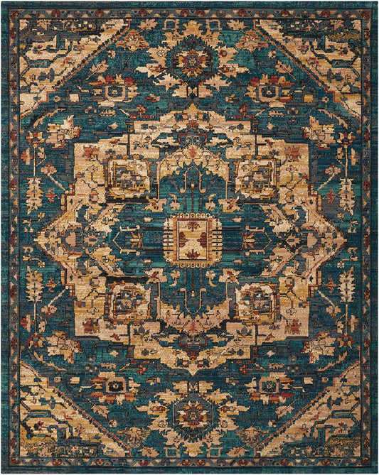 Nourison Home Nourison 2020  Teal  Traditional