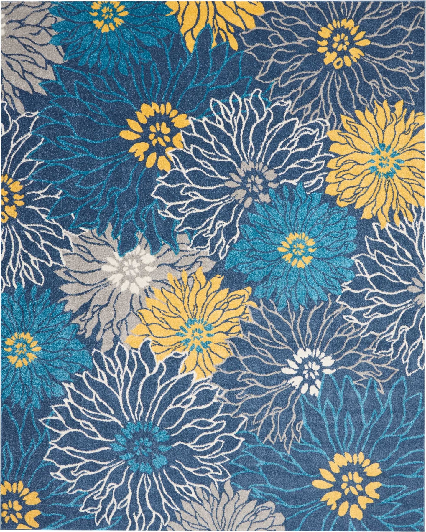 Nourison Home Passion PSN17 Blue Contemporary Power-loomed Rugs