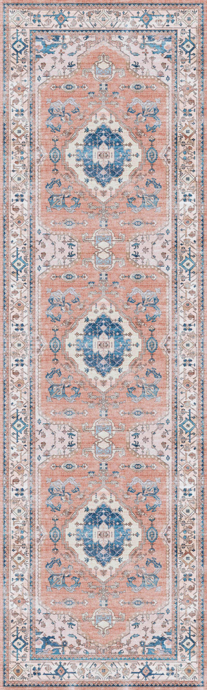 Nourison Home Fulton FUL11 Coral Traditional Power-loomed Rug