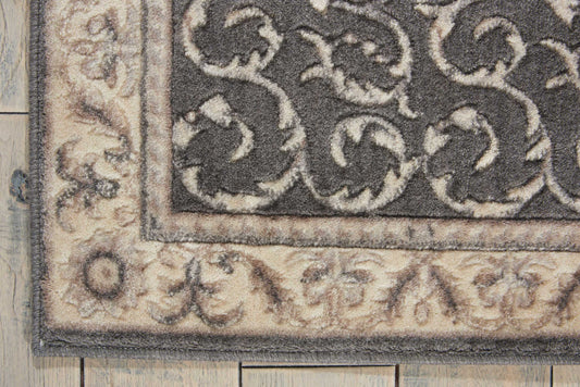 Nourison Home Somerset  Charcoal  Traditional