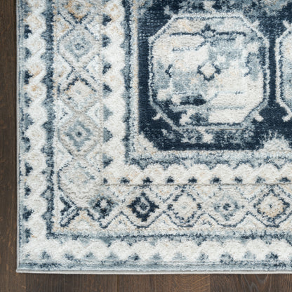 Nourison Home Dekor  Grey Navy  Traditional