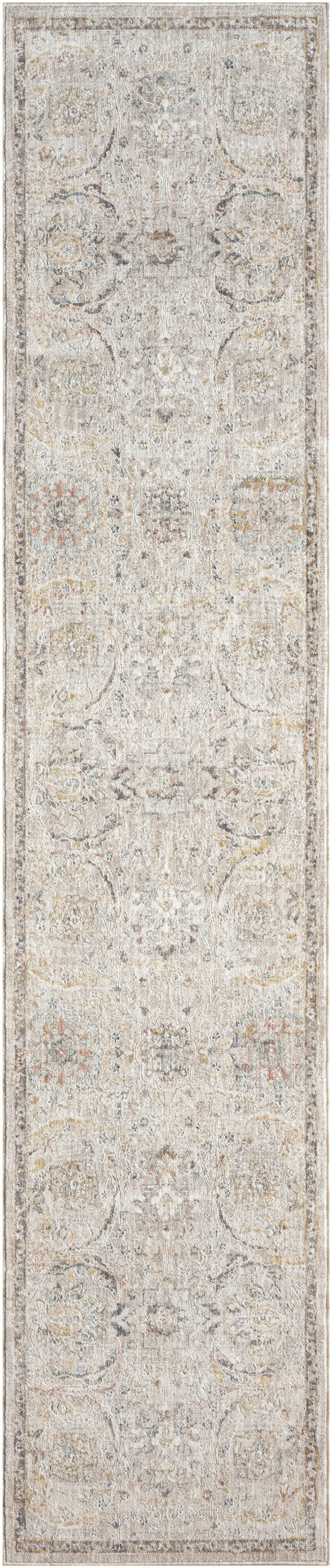 Nourison Home Antique Fusion ANF03 Light Grey Traditional Machine Woven Rug