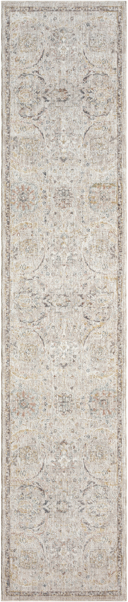 Nourison Home Antique Fusion ANF03 Light Grey Traditional Machine Woven Rug