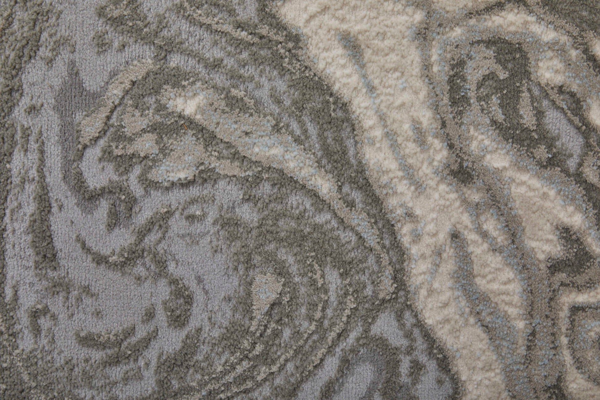 Feizy Prasad 3894F Light Gray Modern/Casual Rug - Rugs - Feizy - Atlanta Designer Rugs