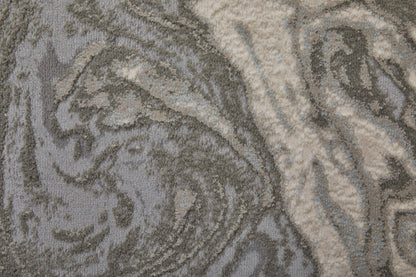 Feizy Prasad 3894F Light Gray Modern/Casual Rug - Rugs - Feizy - Atlanta Designer Rugs